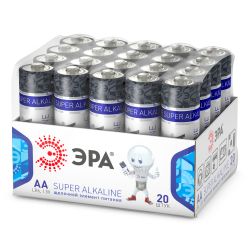 Батарейки ЭРА LR6-20 bulk SUPER Alkaline | Батарейки Щелочные (Алкалиновые)