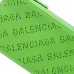 Balenciaga Cash Smoothing Cow Leather With Sheepskin Card Holder Card Holder Women"s Green