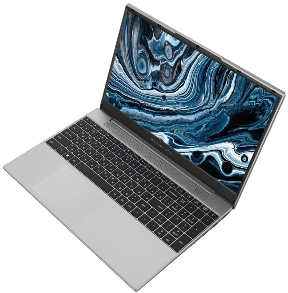 Ноутбук  Digma Pro Breve 15.6 ", Ryzen 5 PRO, 16 Гб RAM, 512 Гб SSD, Radeon Graphics, Серебристый