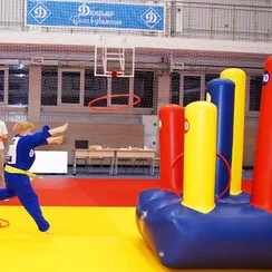 Надувной кольцеброс с обручами