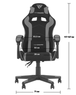 Кресло спортивное TopChairs Shadow черно-синий