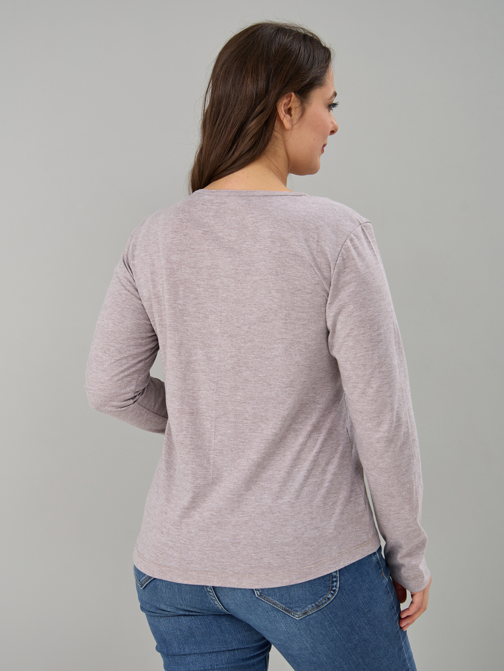 Лонгслив Л-004/бежевыймеланж