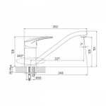 Смеситель для кухни Carlow Plus IDDIS CRPSB00i05