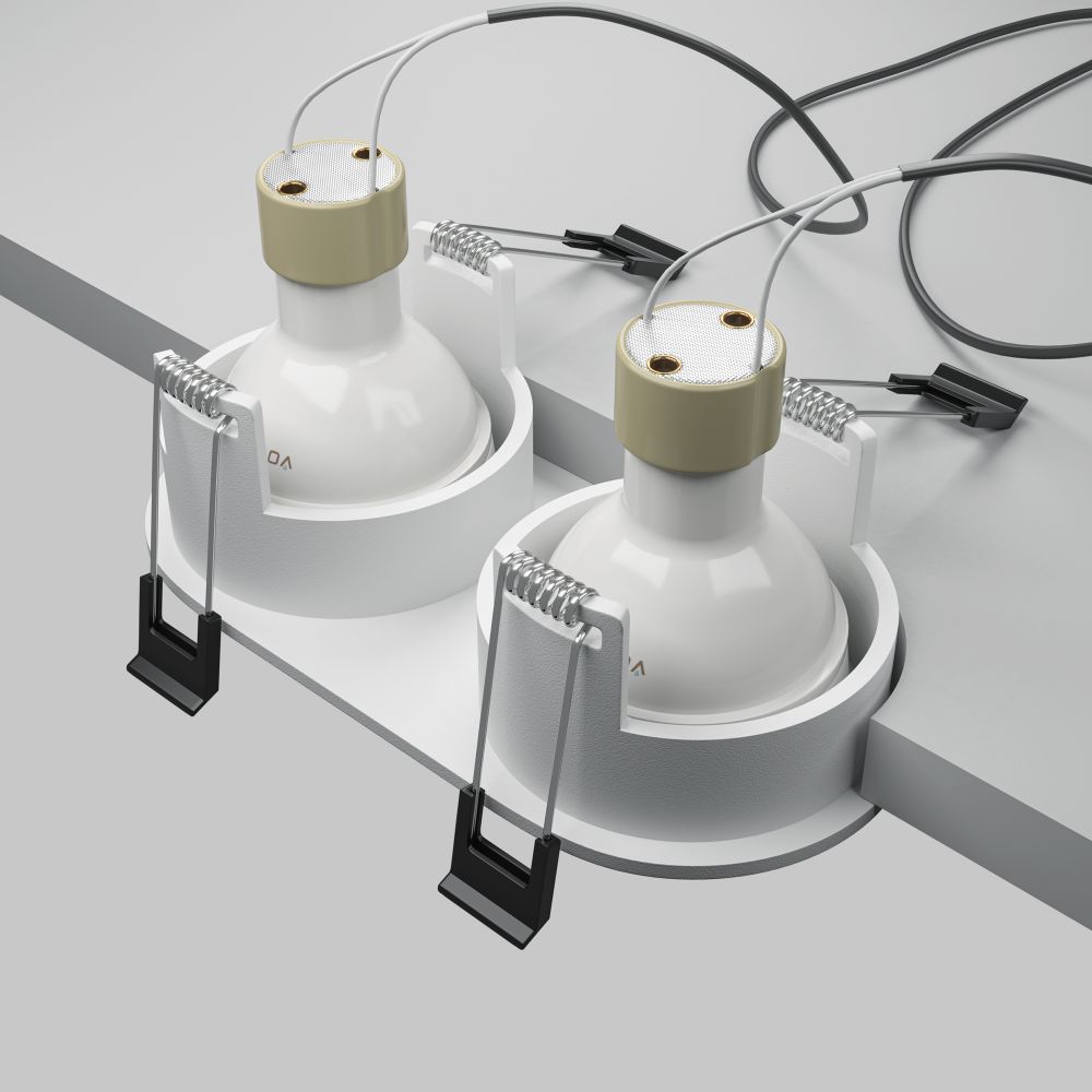 Светильник встраиваемый Maytoni   DL126-02-GU10-W