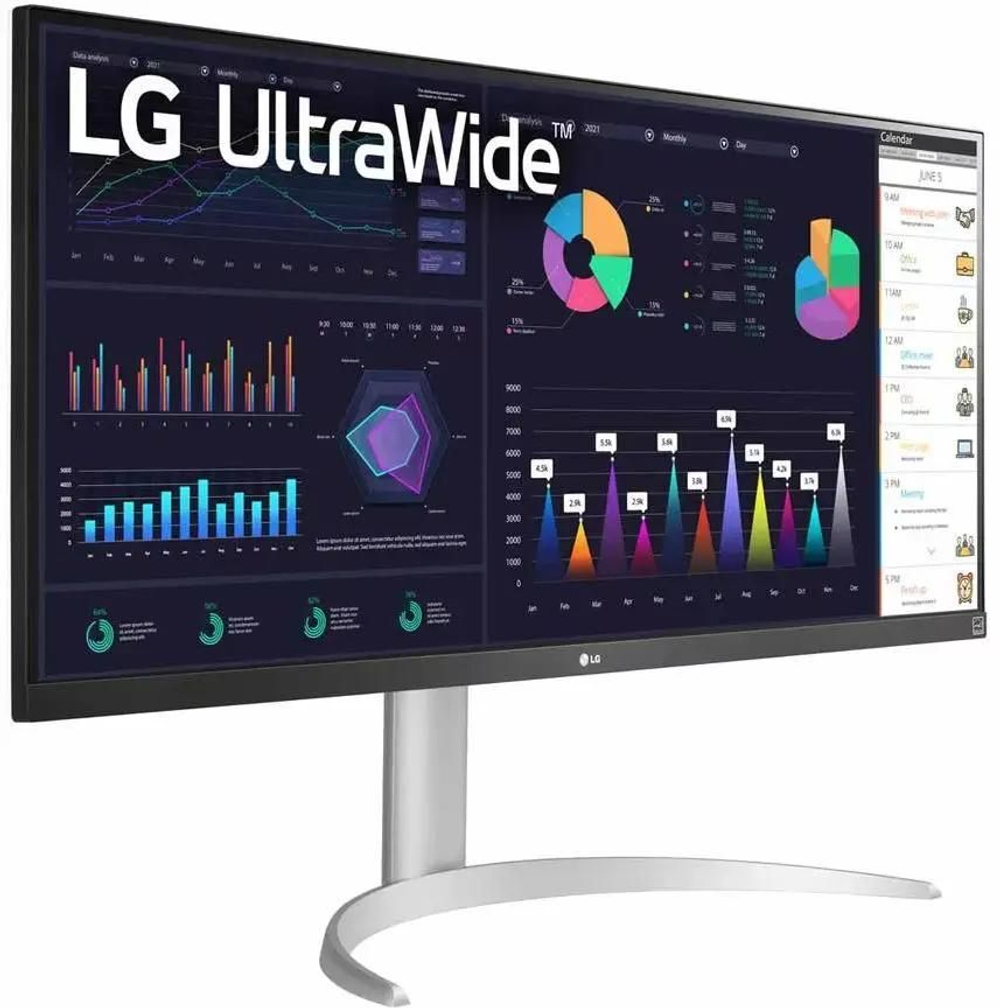Монитор 34" LG 34WQ650-W