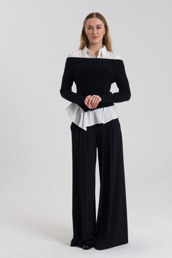 Джемпер с рубашкой J-Clair