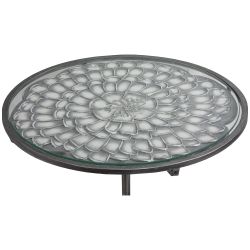 Столик декоративный Терра Роуз Серебро