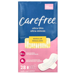 Carefree, ультратонкие, обычные с крылышками, 28 штук