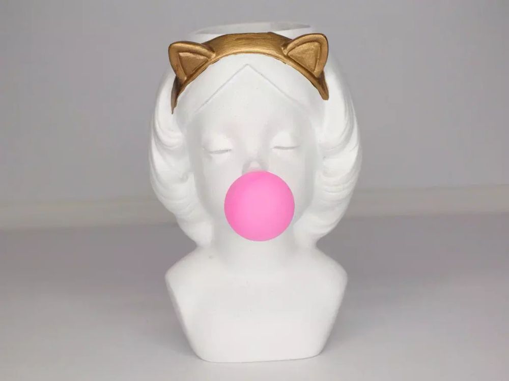 Кашпо - ваза "Девочка с жвачкой" 23х22х16см   7359311