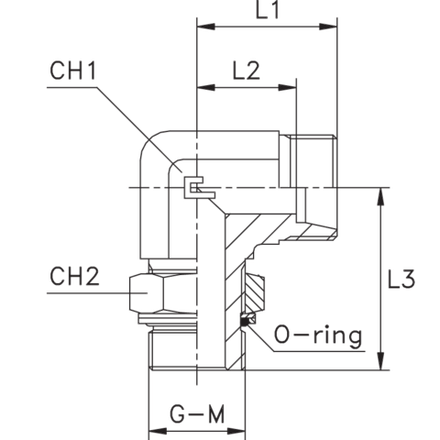Штуцер FRG90 DL06 BSP 1/8 " (корпус)