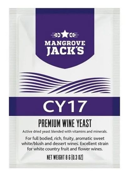 Винные дрожжи Mangrove Jack&#39;s &quot;CY17&quot;, 8 г