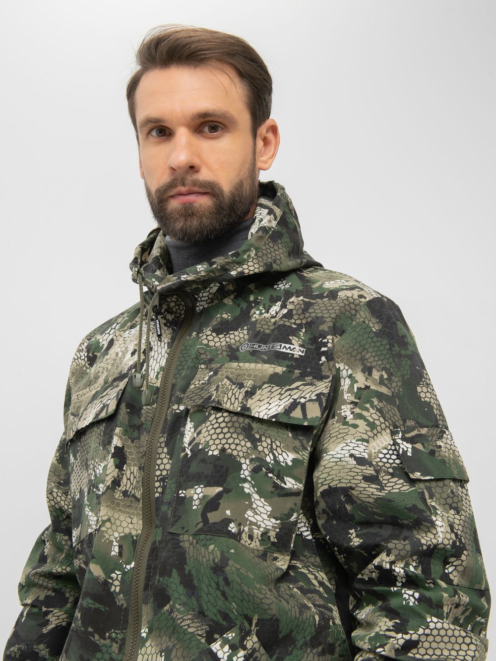 Костюм летний Стрелок ткань Сорочка цвет Зеленый питон