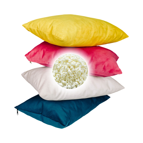 Подушка со съемным чехлом на молнии (Рогожка)