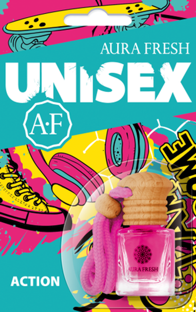 Ароматизатор для автомобиля AURA FRESH UNISEX Action флакон