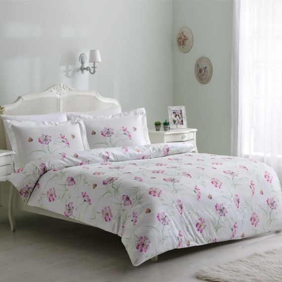 Постельное белье  FRESH белый deluxe TIVOLYO HOME Турция