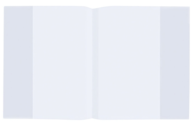 Обложка д/тетради и дневника ПП 210х350мм. 35 мкм. прозрачная (ПИФАГОР)