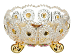 Конфетница "Gold Glass" 11см