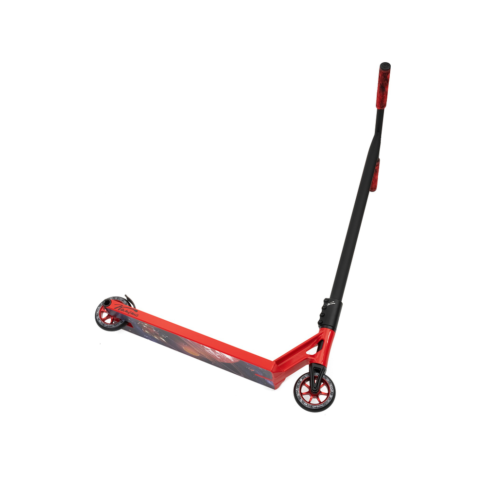 Трюковой самокат Комета Астра 545, Черный/красный
