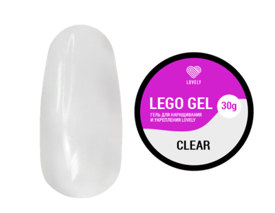 LOVELY Гель для наращивания и укрепления Lego Gel Clear, 15 гр