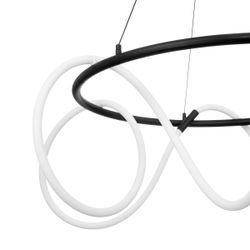 Citilux PYTHON CL220281 Люстра подвесная с пультом Чёрная