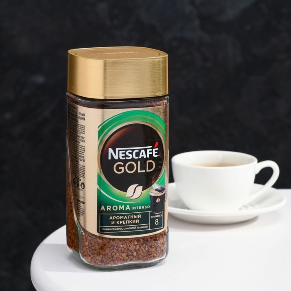 Кофе растворимый Nescafe Gold Aroma Intenso 170 г