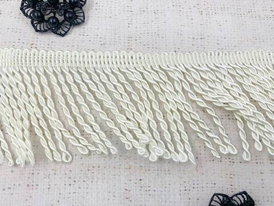 Бахрома, ш. 8 см, айвори