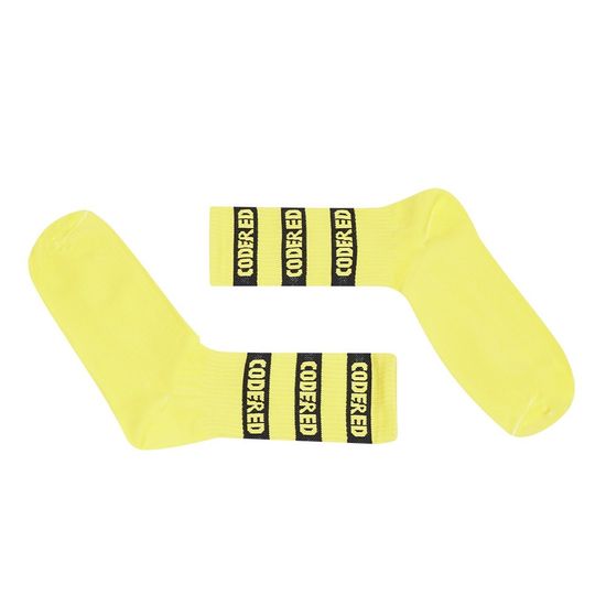 Носки CodeRed Logo Stripes Socks Желтый/Черно-желтое лого р.41-43