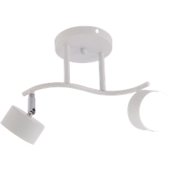 Светильник настенно-потолочный спот Rivoli Batty 7080-702 2хGX53 15 Вт поворотный | Споты-Подсветки
