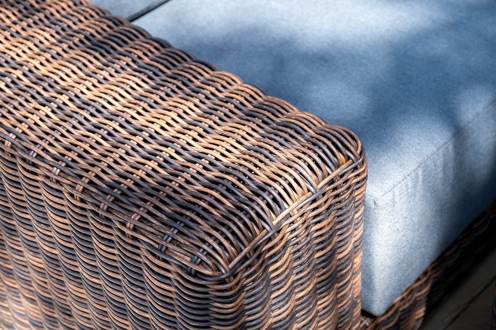 "Капри" трансформирующаяся лаунж-зона из искусственного ротанга, цвет коричневый