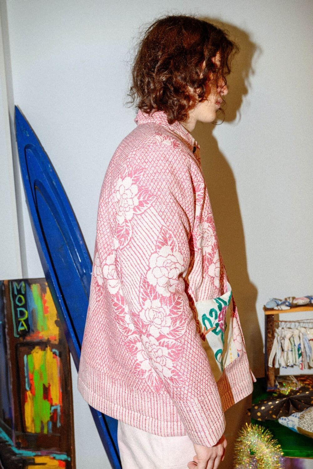 Куртка Soeurs с Двумя Расшитыми Карманами / Foxberry Jacket бордовая