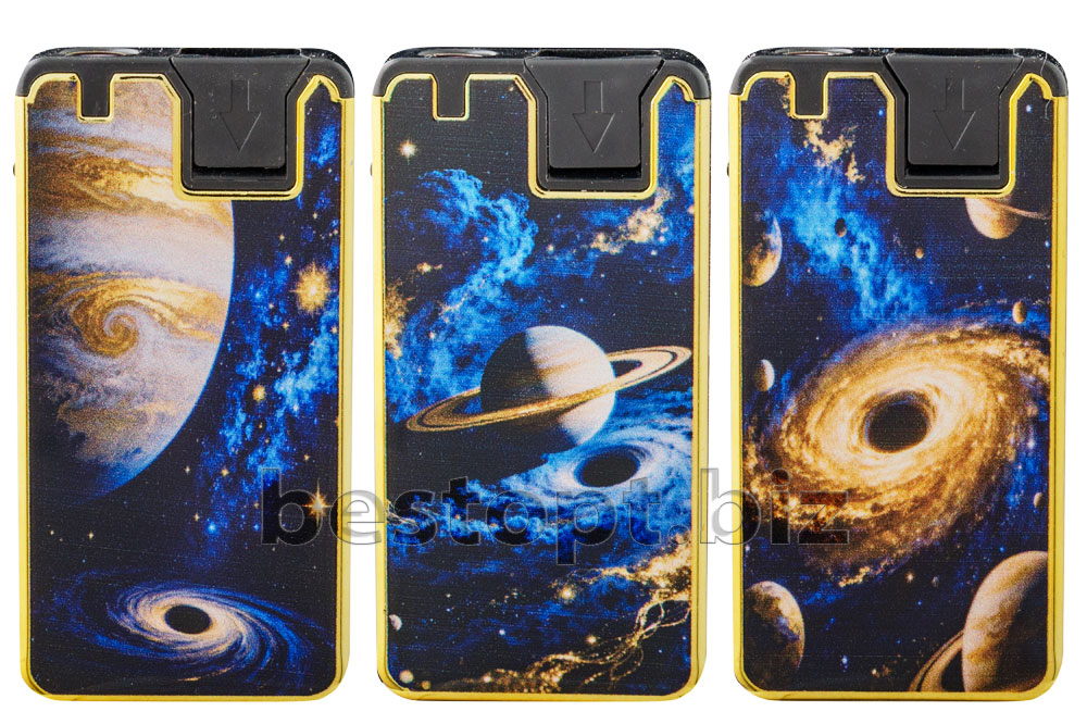 Зажигалки "Oney" JM-19(03) метал.Джет пламя Вокруг света 25шт*20бл/500