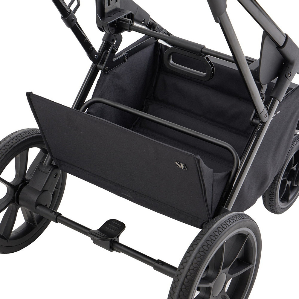 Коляска 4 в 1 Sweet Baby SBL Massimo + автокресло Elegante Plus с базой i-Size ISOFIX DK780 Black