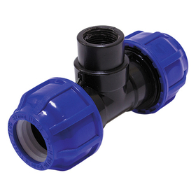 Тройник разъемный переходной (внутренняя резьба) TEBO TR-TB ПНД 63 x 1* x 63