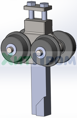 Каретка X-458 с прямым толкателем с язычком