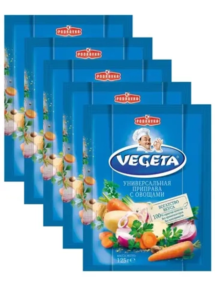 VEGETA/ Универсальная приправа Вегета, 125 г х 5 шт