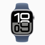 Часы Apple Watch Series 10 46mm Silver Aluminium Case, Sport Band (Denim) S/M