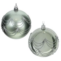 GAEM Набор из 12шт Украшение новогоднее "Шар", D 8 см, L35 W28 H9 см