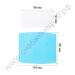 Комплект поликарбонатных стекол  №2 (10 внешних 119х98мм, 1 внутреннее 96х51мм, для масок Корунд-2/CВАРИС/Лорд)