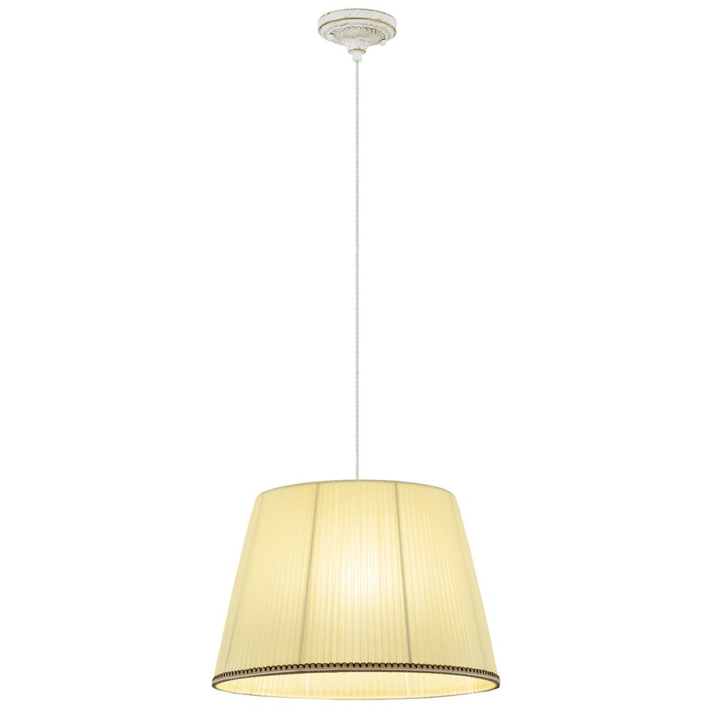 Citilux Вена CL402023 Подвесной светильник патина с кремовым абажуром