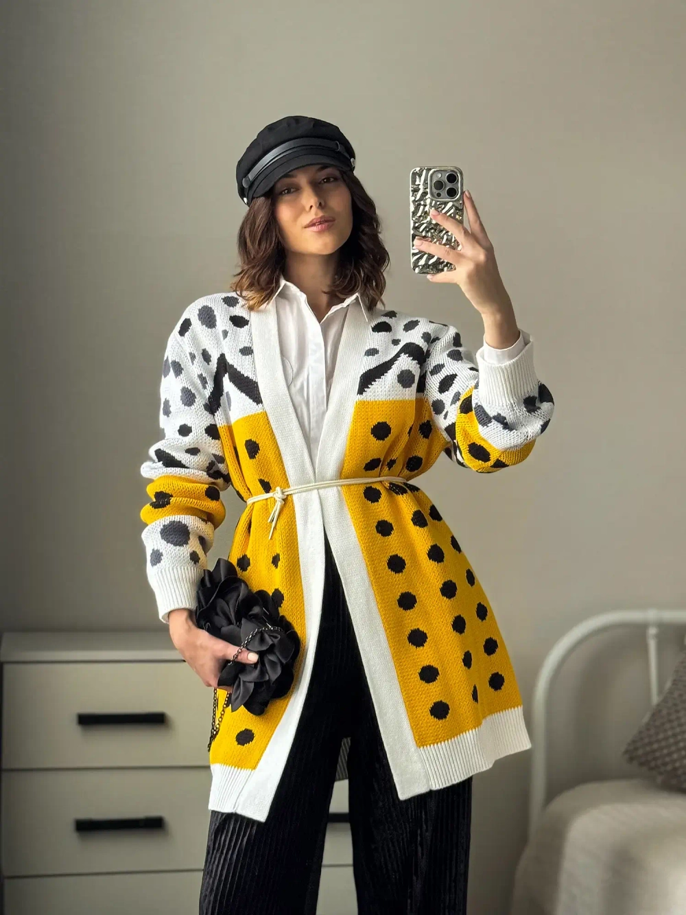 Кардиган с планкой