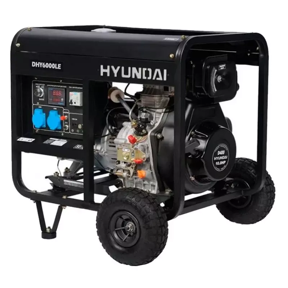 Дизельный генератор HYUNDAI DHY 6000LE