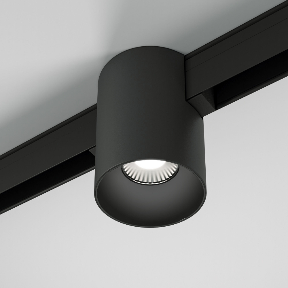 Slim Magnetic Трековый светильник 12W 4200K Solo чёрный 85054/01