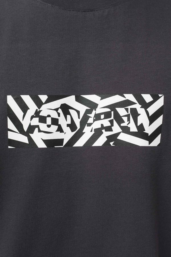 Футболка Regular Dazzle Box серая темная - фото 3