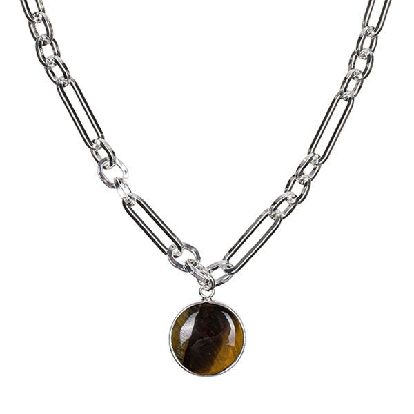 Колье Fiore Luna TIGER EYE LN5147 BR/S