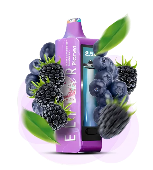 Elf Bar Planet 25000 - Sour Blackberry Blueberry (5% nic)
