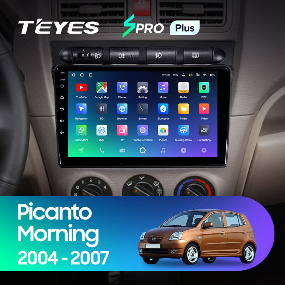 Teyes SPRO Plus 9"для KIA Picanto 2004-2007