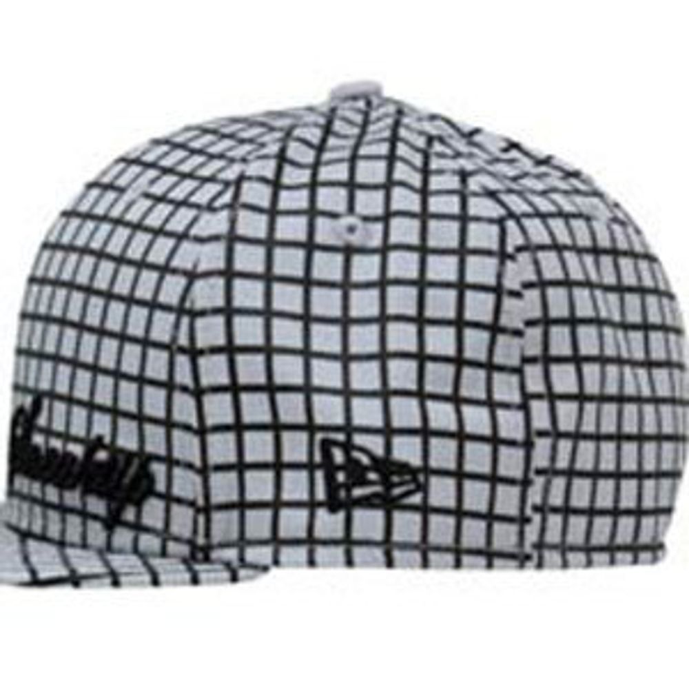 Бейсболка New Era Mesh серая фото сбоку