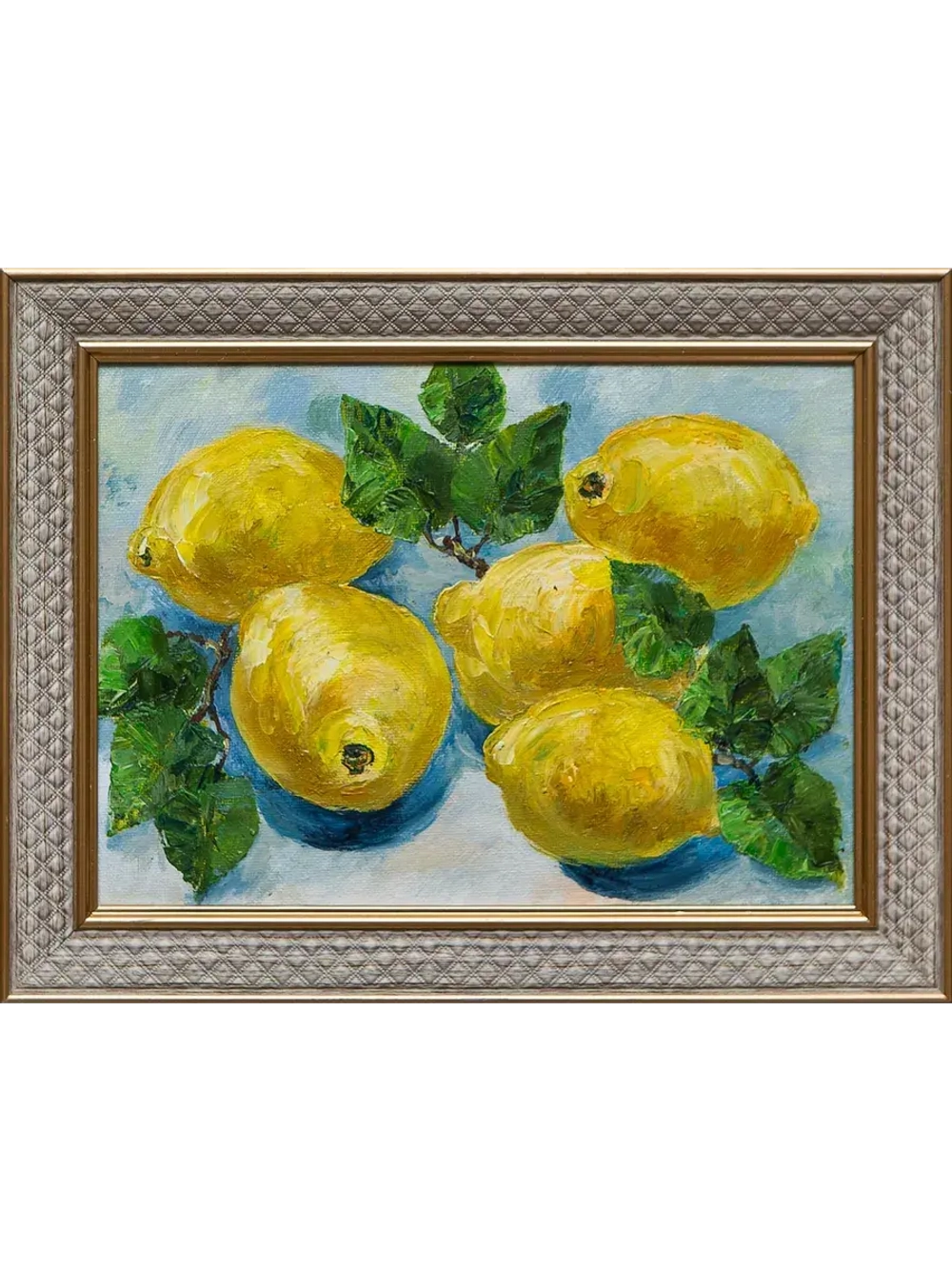 Картина маслом «Лимоны» Евсеева