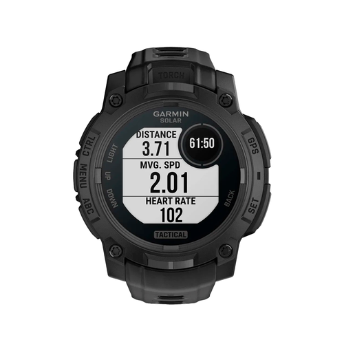 Умные часы Garmin Instinct 3, 45mm, Solar Tactical Black (010-02934-50)