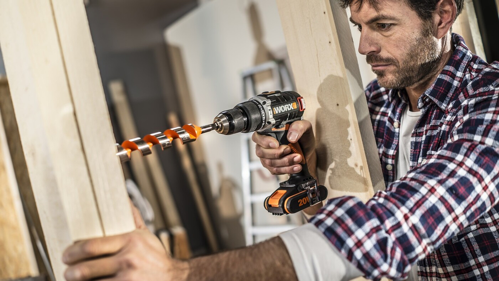 Дрель-шуруповерт ударная аккумуляторная WORX WX373